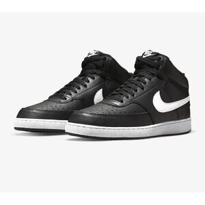 Nike Court Vision Mid Next NatureNew in Box Mens Size 12 Black n White